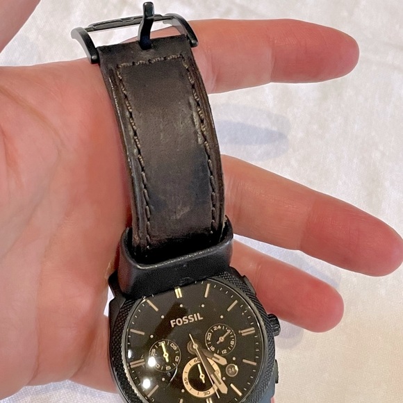 Fossil Machine Chronograph Brown Dial Men's Watch FS4656 Machine Black - Picture 4 of 14